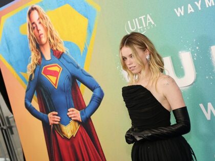 NEW YORK, NEW YORK - JUNE 22: Milly Alcock attends the premiere of "Supergirl" on June 22,