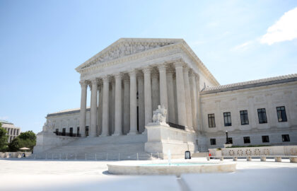 WASHINGTON, DC - JUNE 25: The U.S Supreme Court is seen on June 25, 2026 in Washington, DC
