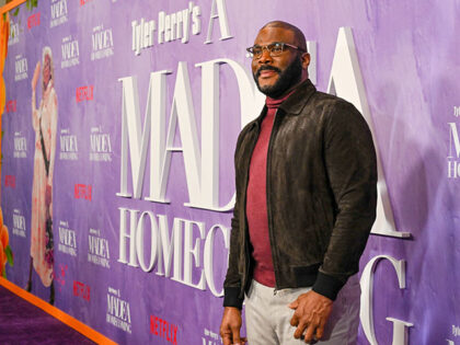 Tyler Perry at the premiere of Tyler Perry's 'A Madea Homecoming' at Regal Cinemas in Los