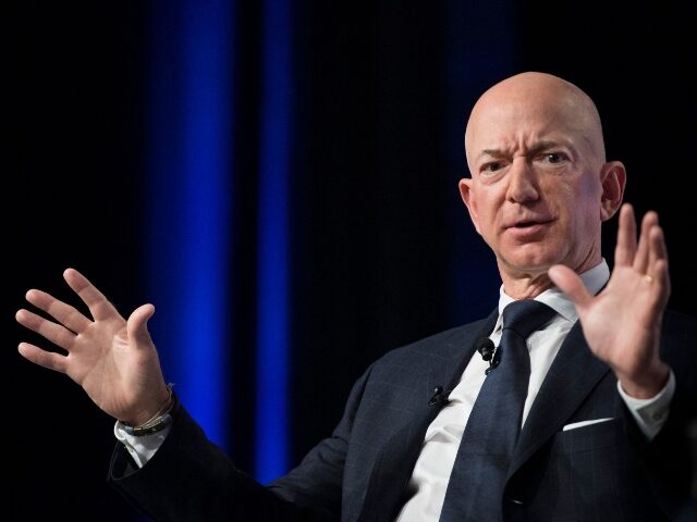 Jeff Bezos Amazon and Blue Origin founder Jeff Bezos provides the keynote address at the Air Force As