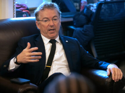Sen. Rand Paul, R-Ky., speaks with reporters at the Capitol, Wednesday, Jan. 7, 2026, in W