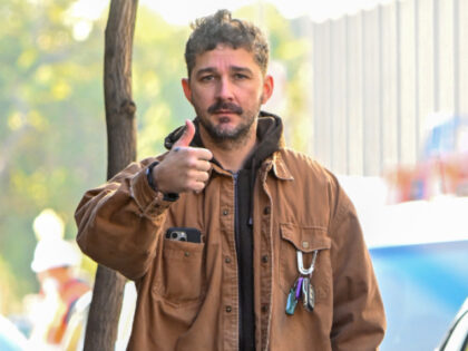 PASADENA, CA - DECEMBER 17: Shia LaBeouf is seen on December 17, 2024 in Pasadena, Califor