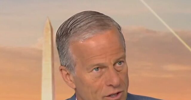 Thune Says Midterm Strategy for GOP Is to Draw Contrast with