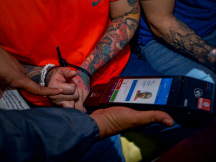 Venezuelan migrants accused by the U.S. of belonging to the Tren de Aragua criminal gang a