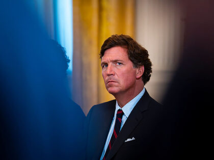 WASHINGTON, DC - JANUARY 9: Tucker Carlson, former FOX News host and current host of The T