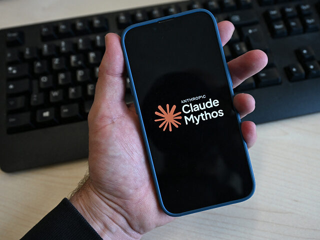 anthropic-claude-mythos-fable-5-ai-systems-stock-getty This photograph shows the logo of the AI assistant