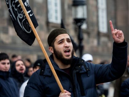 COPENHAGEN, DENMARK - MARCH 21: The Islamic organization Hizb ut-Tharir holds its Friday p
