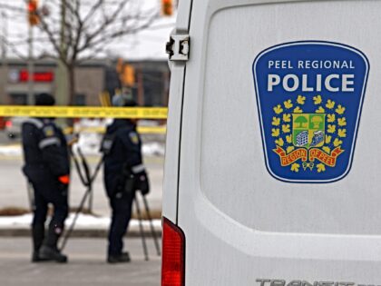 Peel Regional Police are at the scene on December 9, 2025, of a shooting that happens the