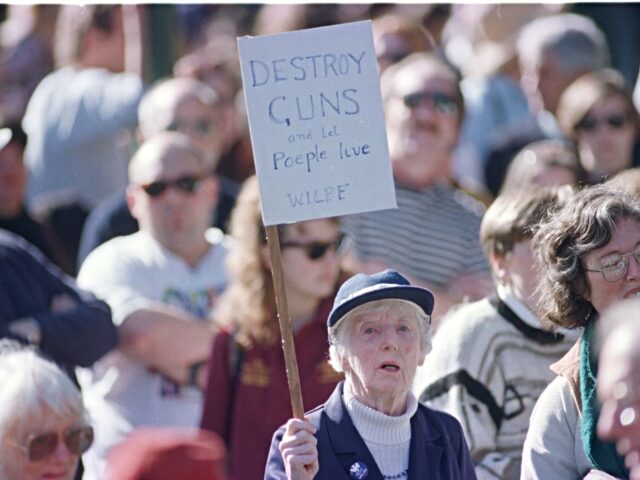 In the days after the Port Arthur massacre, 88-year-old anti-gun campaigner Eve Masterman,