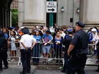 Fans arrive ahead of a ticker-tape parade to celebrate the New York Knicks' NBA Championship win, in New York, US, on Thursday, June 18, 2026. This is first parade in Knicks franchise history, despite their two previous championships in 1970 and 1973. Photographer: John Lamparski/Bloomberg