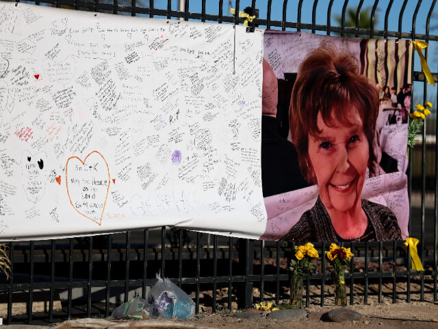 nancyguthrie TUCSON, ARIZONA - FEBRUARY 26: A photograph of Nancy Guthrie is seen on a sign that people