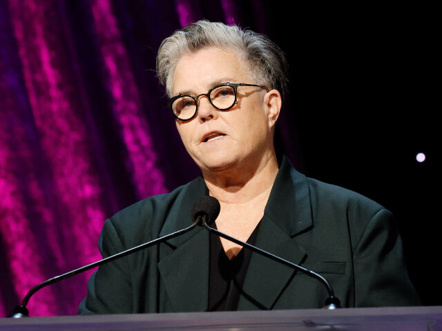 rosieOdonnell BEVERLY HILLS, CALIFORNIA - OCTOBER 28: Rosie O'Donnell speaks onstage during Friendl