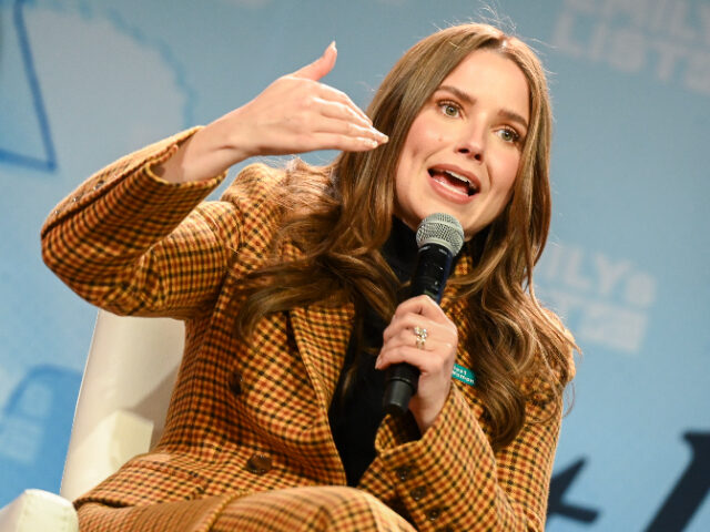 Sophia Bush speaks onstage