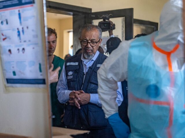 The Director-General of the World Health Organization (WHO), Tedros Adhanom Ghebreyesus, v