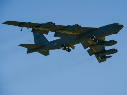 b-52 in flight