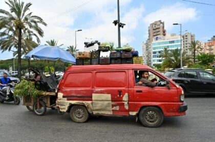 An Israeli warning sent residents of Beirut's southern suburbs fleeing