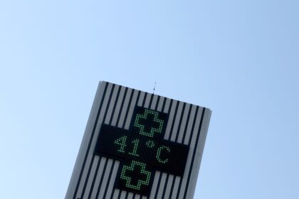 In France, temperatures have already reached into the 40s