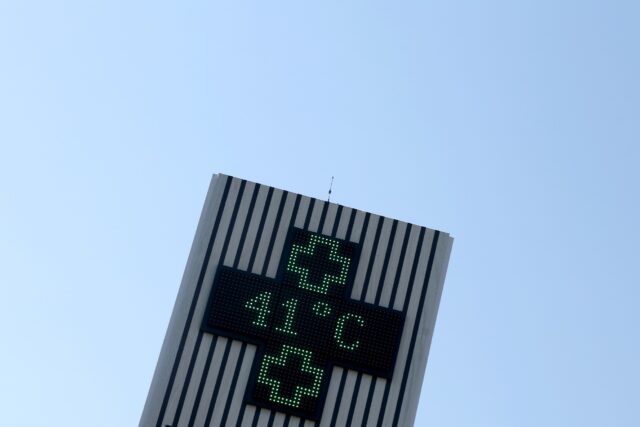 In France, temperatures have already reached into the 40s