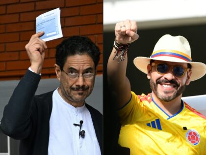 Ivan Cepeda (left) lost the election to Abelardo de la Espriella (right) by less than a pe