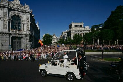 Organisers said there were more than 1.2 million people attending in the square and the su