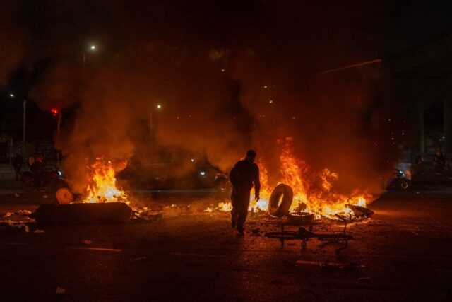 Police used tear gas against protesters in the Colombian cities of Cali and Bogota after A