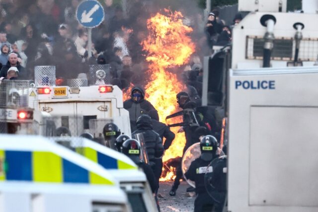'Racist thuggery' condemned after second night of disorder in N.Ireland ...