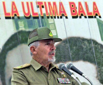 Ramiro Valdes was among the first to join Fidel Castro's revolutionary cause