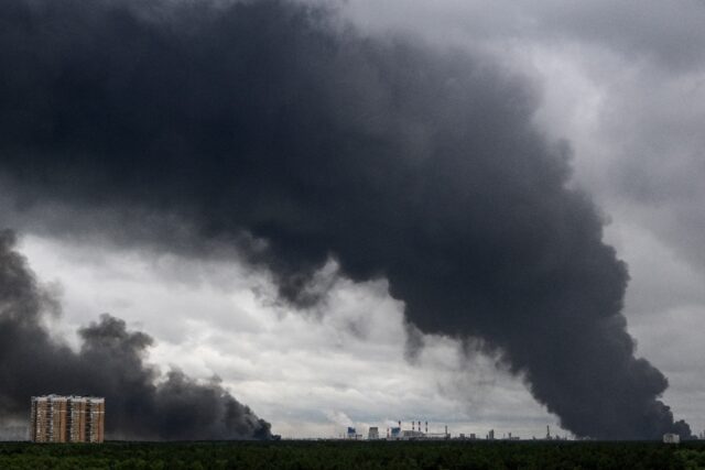 Ukraine regulary targets Russia's energy facilities, such as Gazprom Neft's Mosc