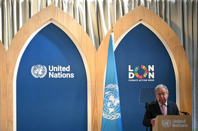 United Nations Secretary-General Antonio Guterres urged AI firms to 'be honest'