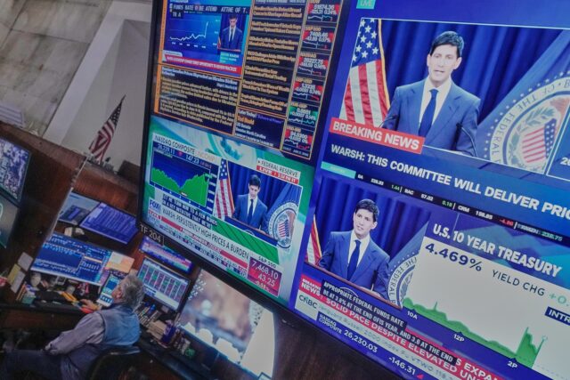 Financial Markets Wall Street Federal Reserve The Associated Press