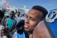 Somali World Cup referee denied entry to US arrives home to hero’s welcome