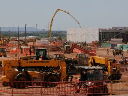 AI data center under construction