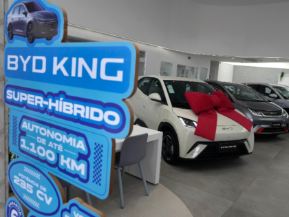 BYD vehicles are for sale in a dealership in Camacari, Bahia state, Brazil, Friday, March