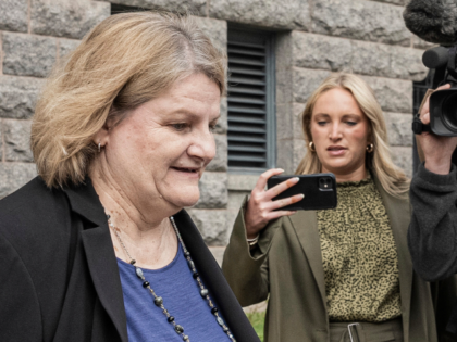 FILE - Milwaukee County Circuit Judge Hannah Dugan leaves the federal courthouse after a h