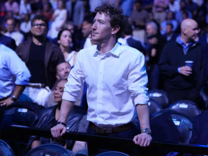 Meta CEO Mark Zuckerberg attends UFC Freedom 250 on the South Lawn of the White House, Sun
