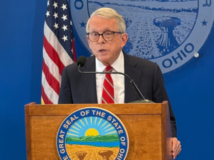 Ohio Gov. Mike DeWine speaks at a news conference on Tuesday, June 16, 2026, in Columbus,