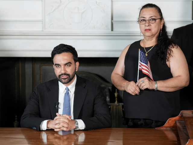 New York Mayor Zohran Mamdani delivers a speech to mark the 250th anniversary of the Unite