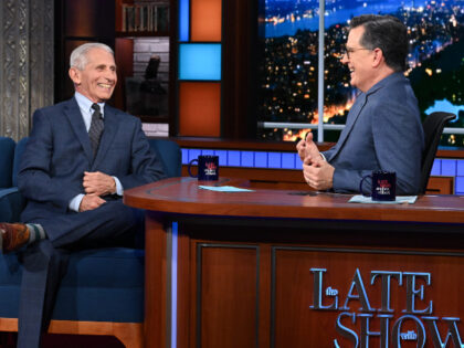 The Late Show with Stephen Colbert and guest Dr. Anthony Fauci during Monday's June 1