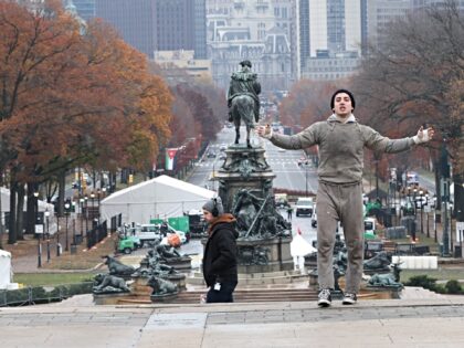 PHILADELPHIA, PA - NOVEMBER 19: Anthony Ippolito is seen at the movie set of the 'I Play R