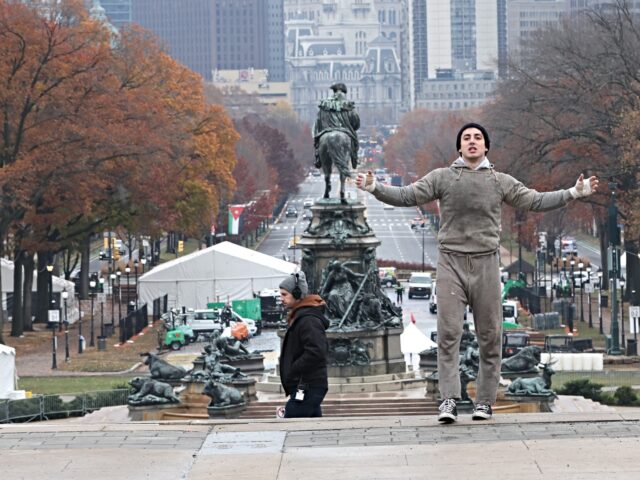 PHILADELPHIA, PA - NOVEMBER 19: Anthony Ippolito is seen at the movie set of the 'I Play R