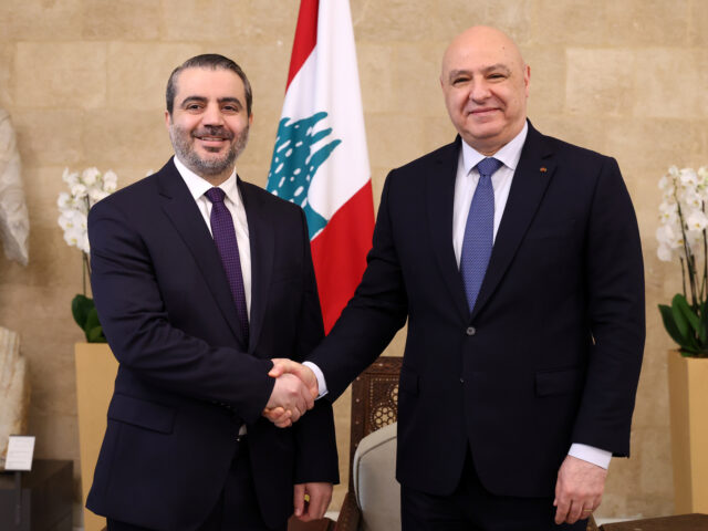 (----EDITORIAL USE ONLY - MANDATORY CREDIT - 'LEBANESE PRESIDENCY / HANDOUT' - N