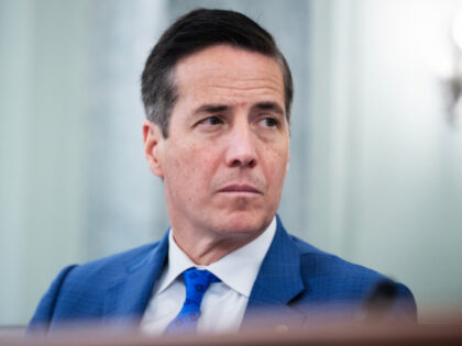 Sen. Bernie Moreno, R-Ohio, attends the Senate Commerce, Science and Transportation Commit