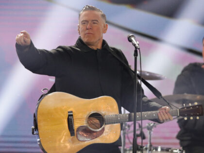 CHORZOW, POLAND - 2024/12/31: Bryan Adams performs live during New Year's Eve to cele