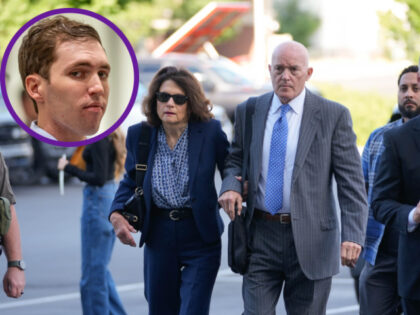 Charlie Kirk's parents Robert Kirk and Kathryn Kirk arrive at the courthouse for a we