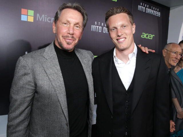 DavidLarryEllison Oracle's Larry Ellison and executive producer David Ellison arrive at the LA premiere
