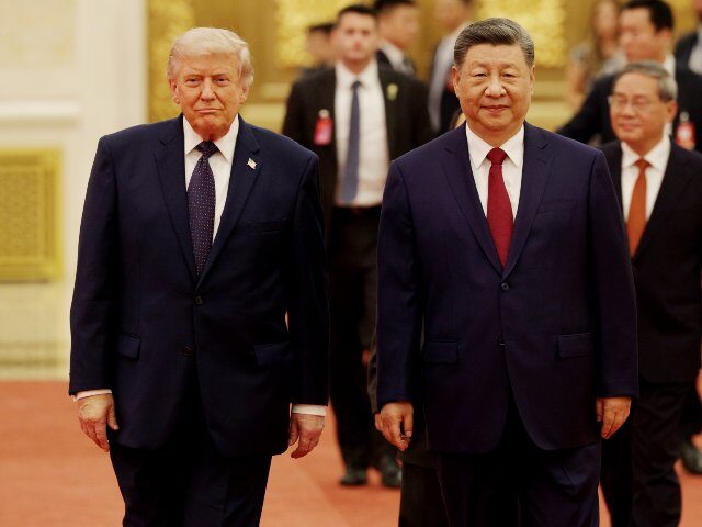 Donald Trump and Chinese tyrant Xi Jinping