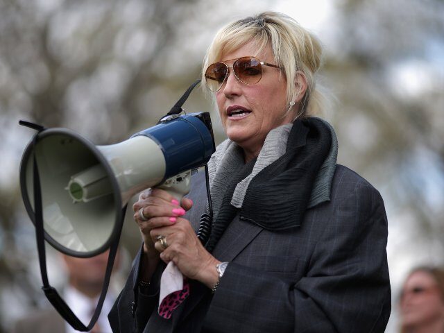 Erin Brockovich on megaphone