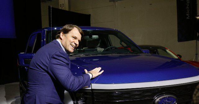 breitbart.com - Lucas Nolan - Electrocuted: Ford Reports 40% Drop in EV Sales for the Second Quarter