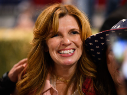 AURORA, OR - OCTOBER 18: Republican gubernatorial candidate Christine Drazan greets her co
