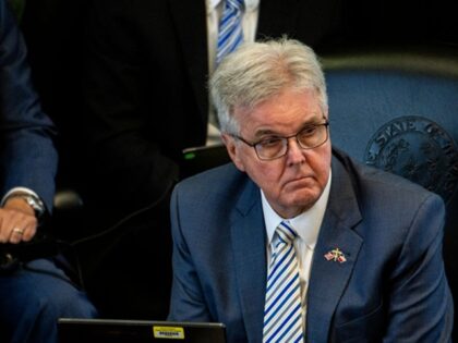 AUSTIN, TEXAS - SEPTEMBER 06: Lt. Gov. Dan Patrick listens to testimony during the former